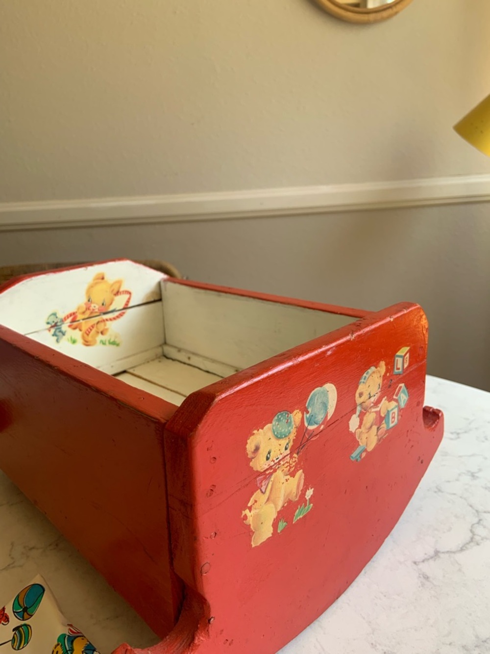 Antique Doll Bed So cute